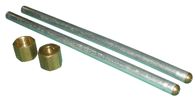 one pair plumbing tubes with LP orifice and female compression fitting