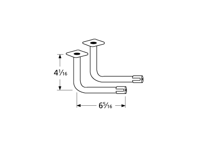L-shaped venturi pair