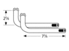 L-shaped venturi pair