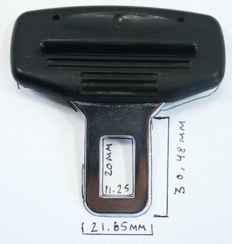 Male Seatbelt Buckle Seat Belt VW Audi Mercedes Porsche 911 Carrera