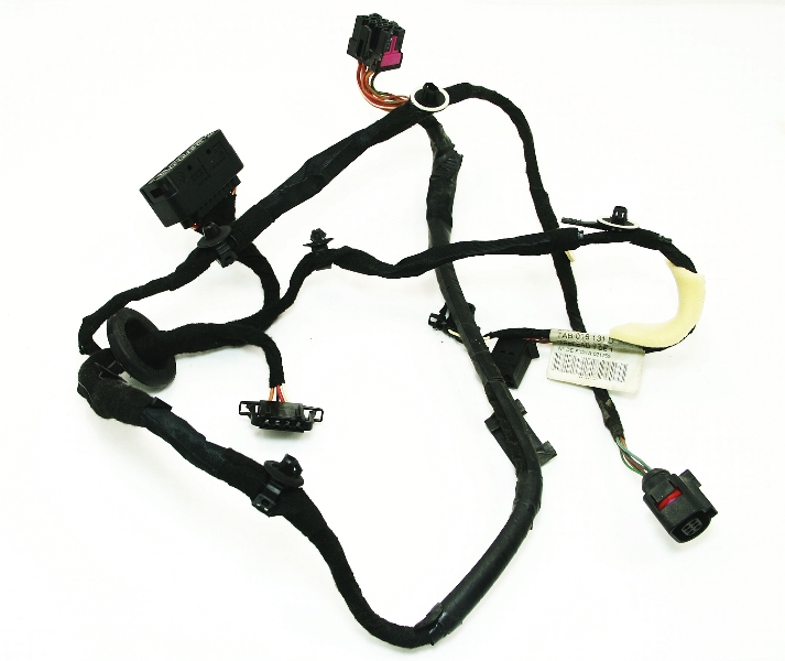 LH Rear Door Wiring Harness 99-05 VW Jetta Golf MK4 ... eurovan stereo wiring diagram 