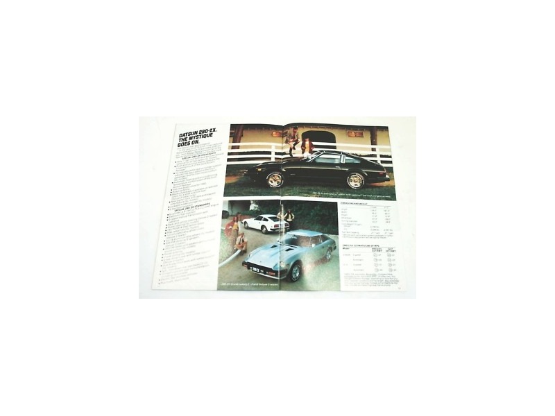 Original Dealer Showroom Brochure 1980 Datsun