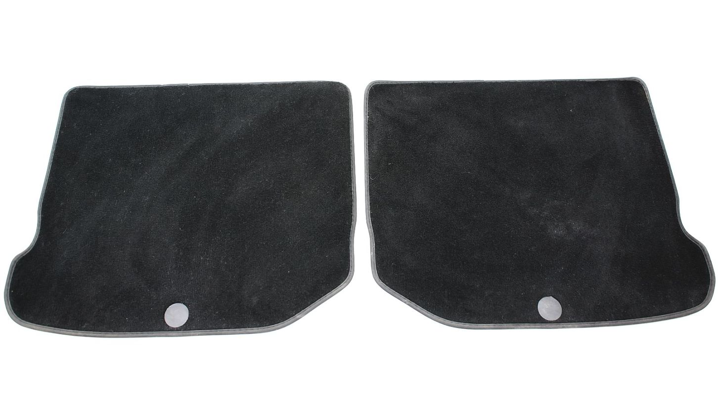 Rear Floor Mat Set VW Jetta Golf GTI MK4 Black Carpet Mats