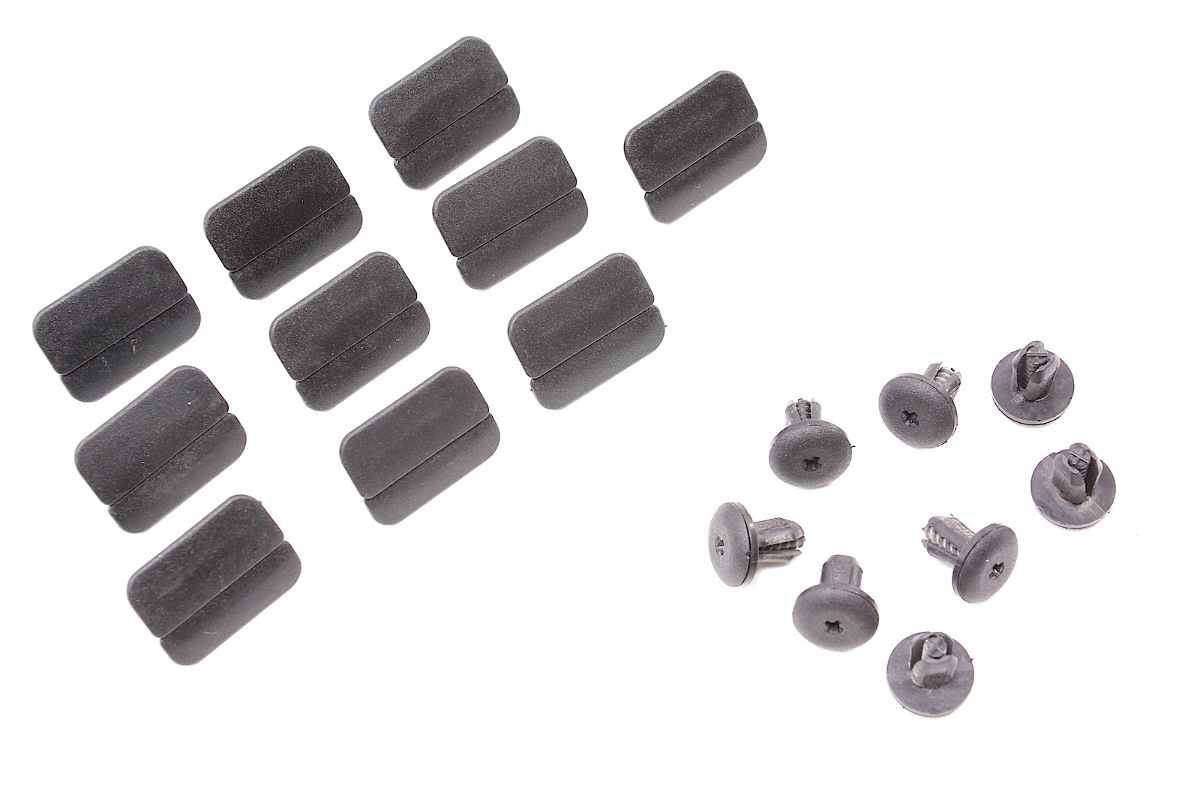 Trunk Lid Carpet Trim Panel Clips Screws Set 9399 VW Jetta MK3