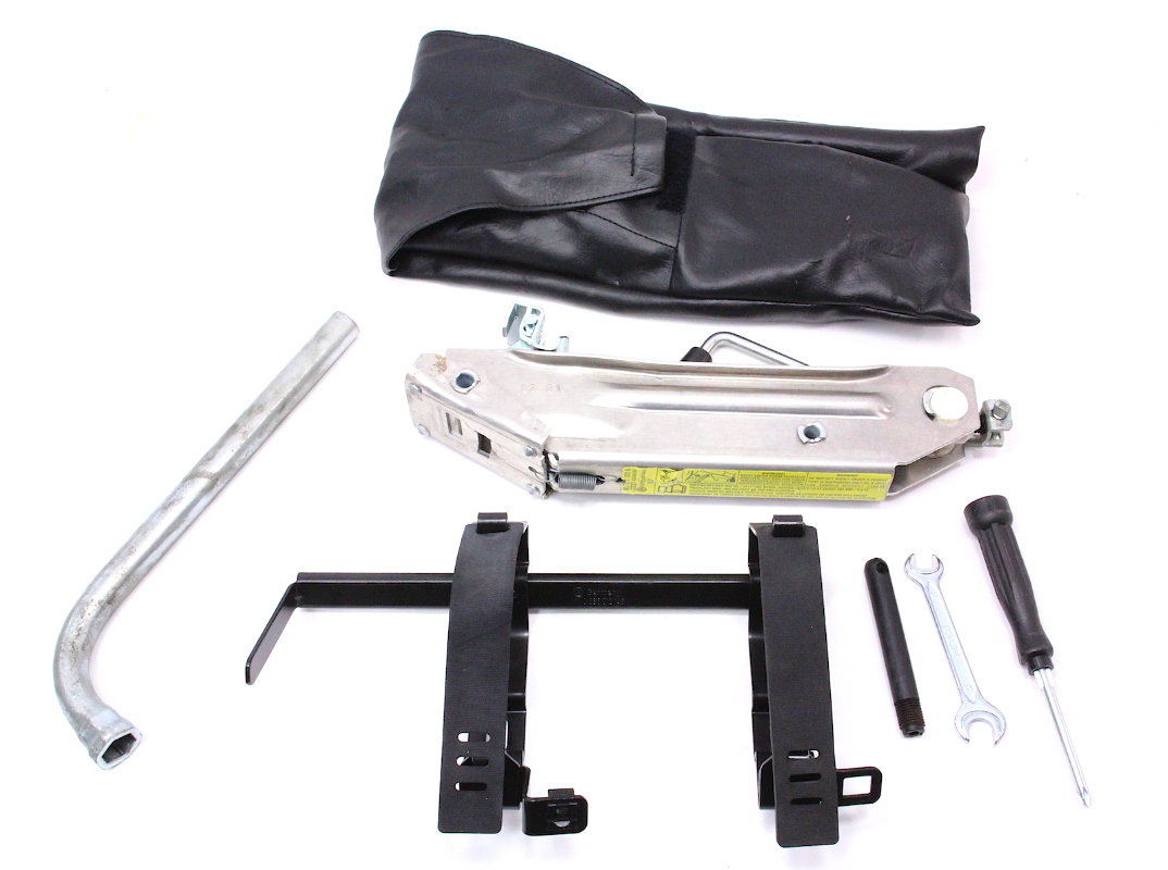 Trunk Jack Tool Kit Set VW Passat 9805 B5 Lug Wrench Bag & Mount