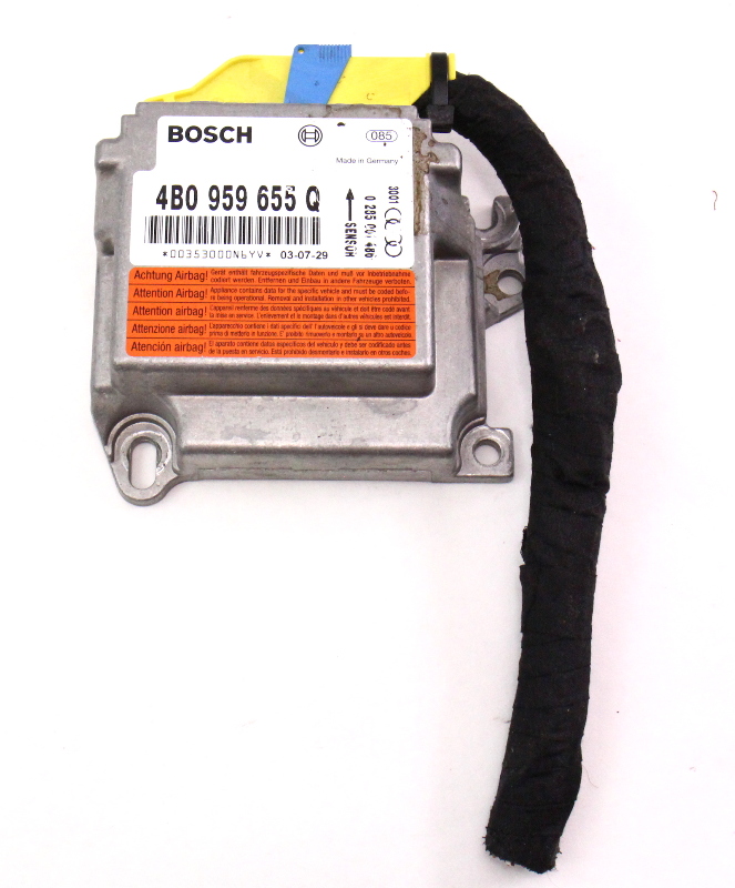 Airbag Computer Air Bag Module 0304 Audi A6 S6 RS6 C5 & Pigtail 4B0