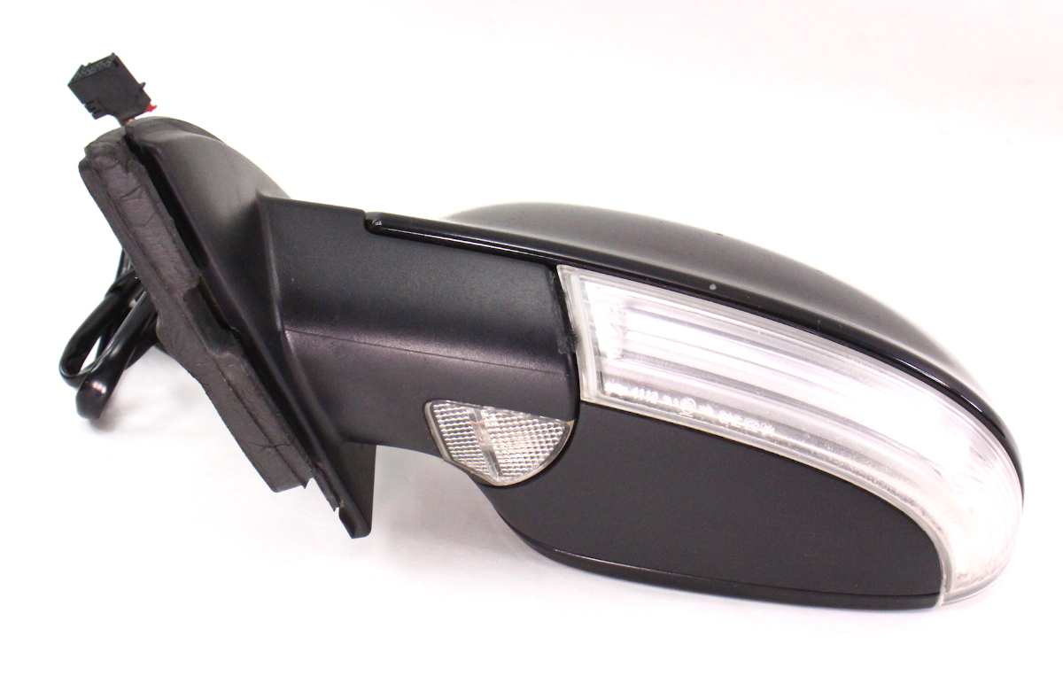 LH Exterior Side View Mirror Assembly 0510 VW Jetta MK5 L041 Black