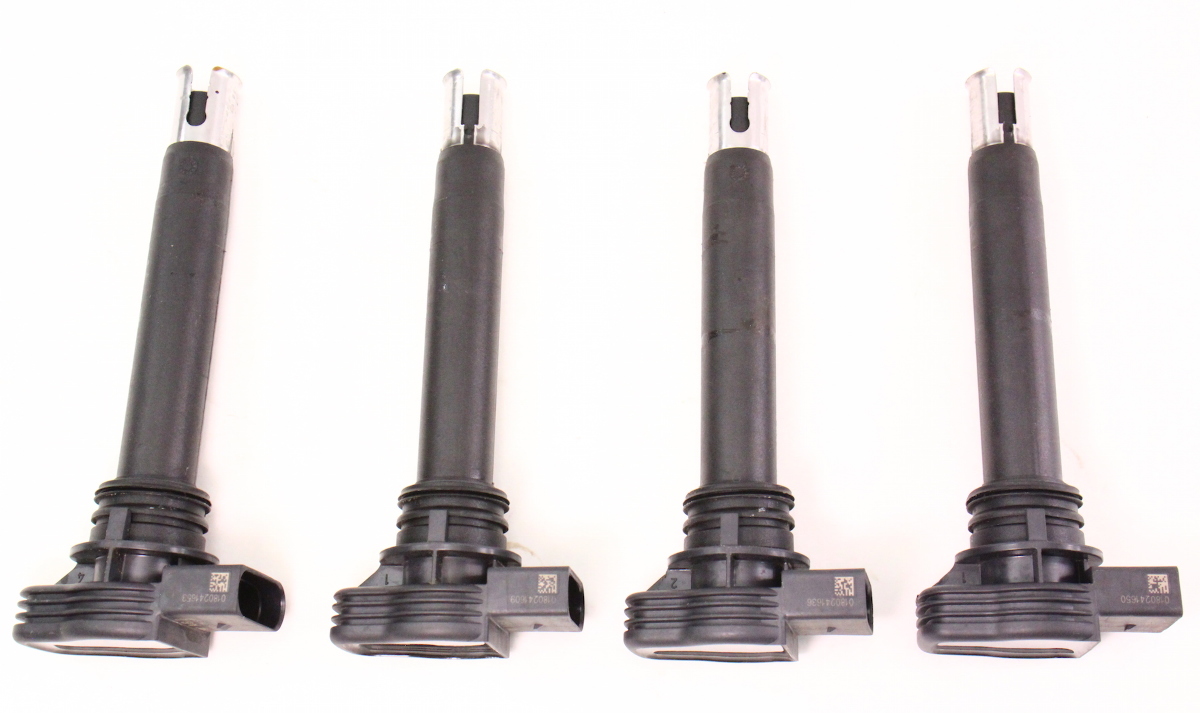 Set of 4 Ignition Coils VW Beetle Jetta GTI Eos Passat A4 TT Q5 06H