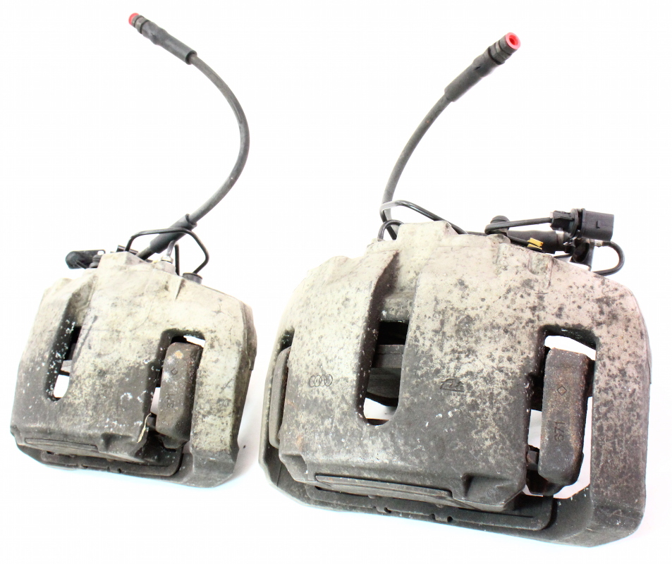 Front Big Brake Dual Piston Calipers & Carriers 0406 VW Phaeton 0309