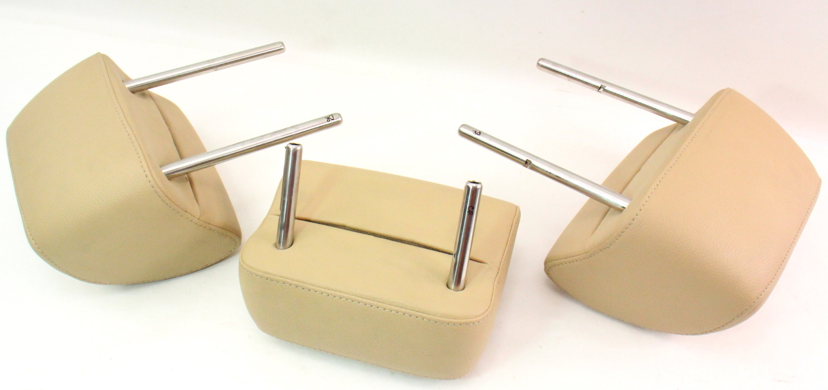 Rear Back Seat Headrest Head Rest Set 0510 VW Jetta Rabbit MK5 Beige