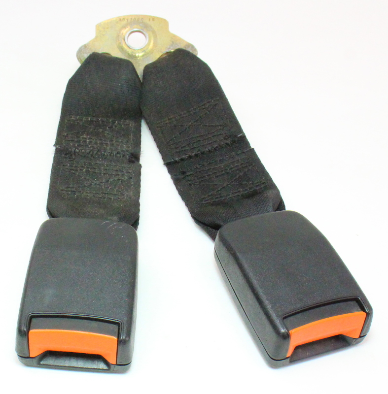 Rear Seat Belt Receivers 8592 VW Jetta Golf MK2 Black Genuine