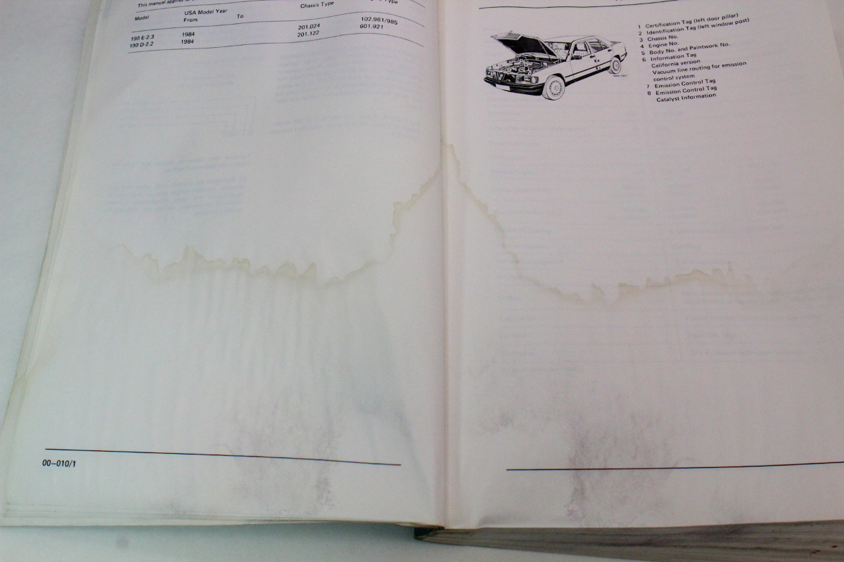 ... Mercedes Benz Factory Service Manual Chasis And Body Series 201 ...