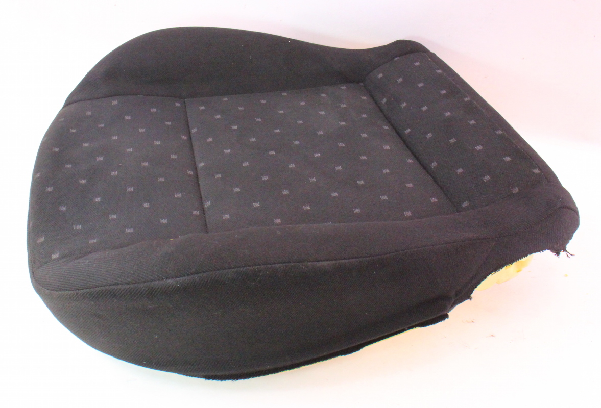 Front Seat Cushion & Cover 9901 VW Jetta Golf MK4 Black Cloth Genuine CarParts4Sale, Inc.