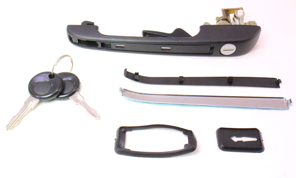 LH Door Handle & Keys Set 7584 VW Jetta Rabbit Mk1 JP Group 191