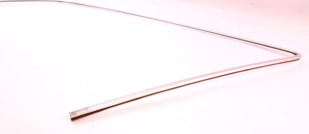 LH Front Chrome Aluminum Window Trim Molding 7584 VW Rabbit Mk1 2 Door