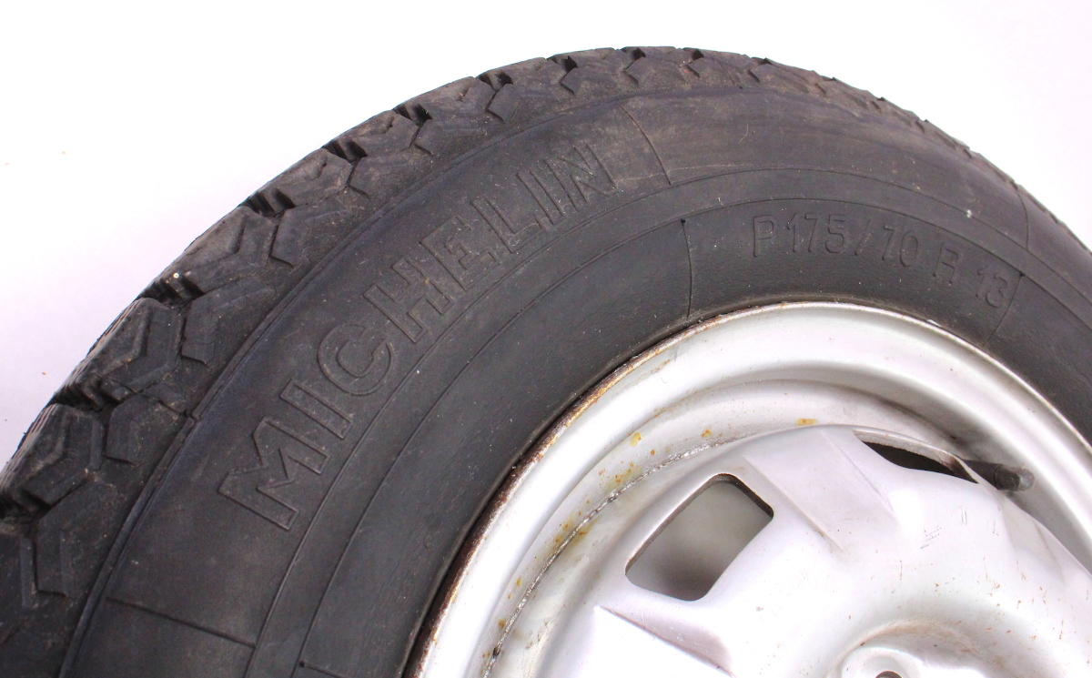 13" x 5" Original Spare Wheel Rim & Tire VW Jetta Rabbit MK1 175 601