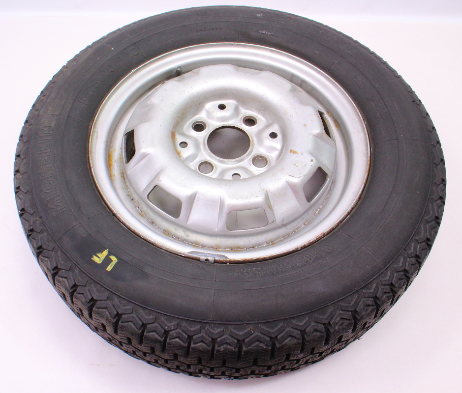 13" x 5" Original Spare Wheel Rim & Tire VW Jetta Rabbit MK1 175 601