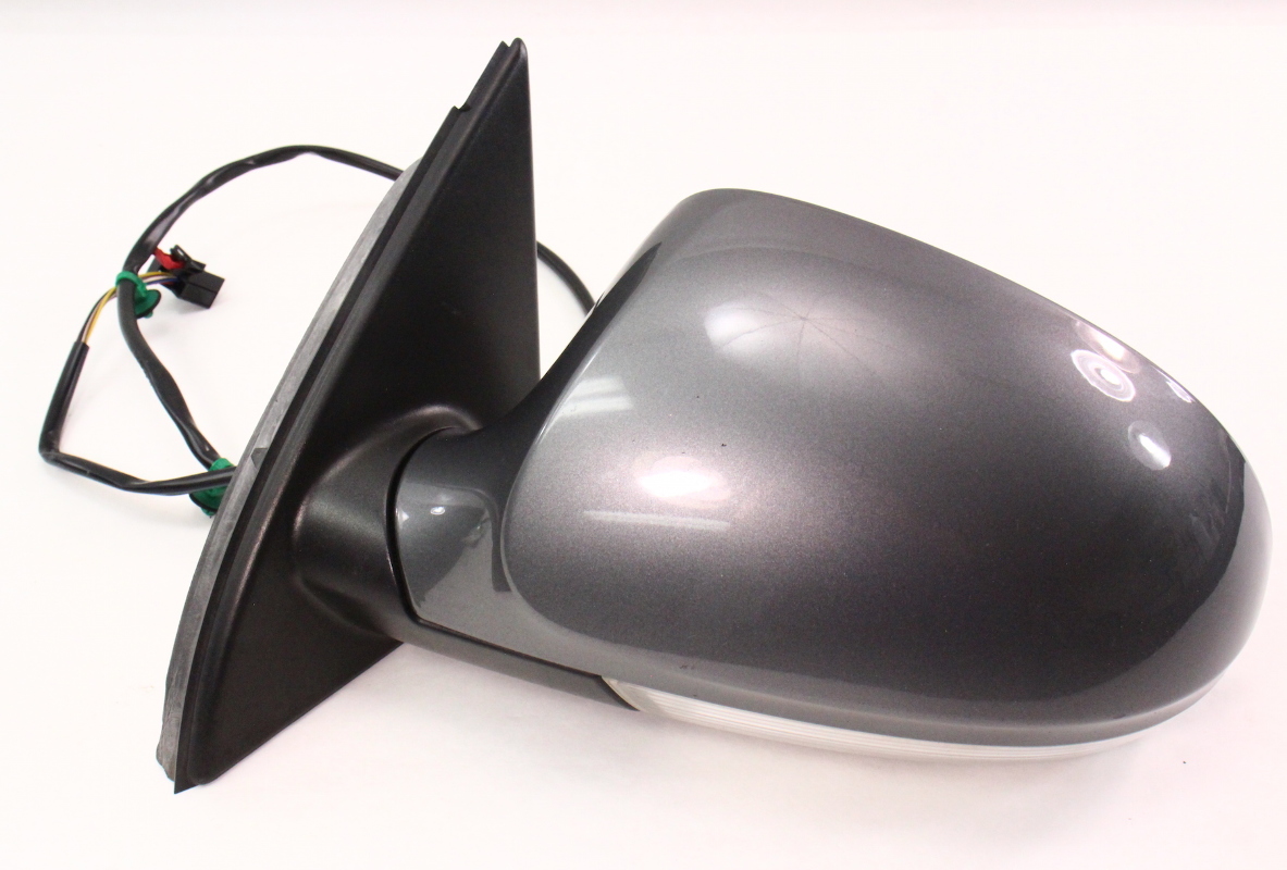 LH Side View Door Mirror 0610 VW Passat B6 Genuine LA7T United Gray