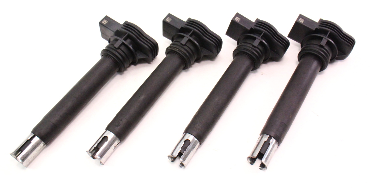 Set of 4 Ignition Coils VW Beetle Jetta GTI Eos Passat A4 TT Q5 06H