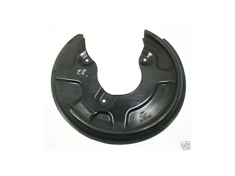 NTY Rear Brake Disc Dust Cover Set For Audi A4/A5/A6/A7/Q5 - Left & Right, Aluminum