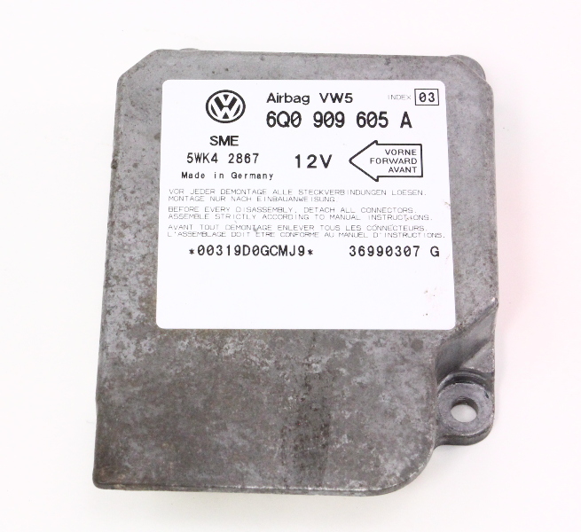 Airbag Computer Control ECM Module 9901 VW Golf Mk4 6Q0 909 605 A
