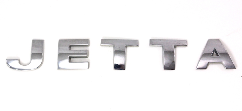 J E T T A Trunk Emblem Badge Letters 99-05 VW Jetta MK4 - Genuine