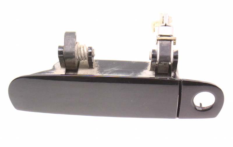 LH Driver Front Exterior Door Handle 98-04 Audi A6 ~ LY9B Black ~ 4B1 837 205 A