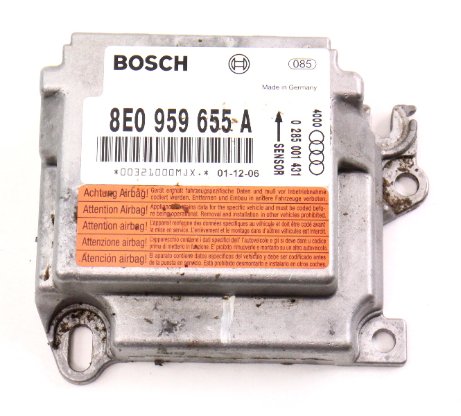 Airbag Module 2002 Audi A4 B6 - Air Bag Computer - Genuine - 8E0 959 655 A