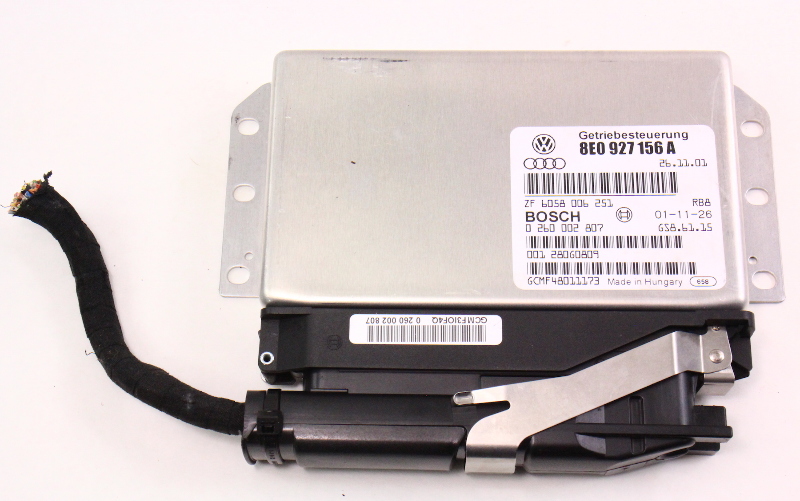 TCM TCU Transmission Computer W/ Plug 03-03 Audi A4 B6 Quattro - 8E0 927 156 A