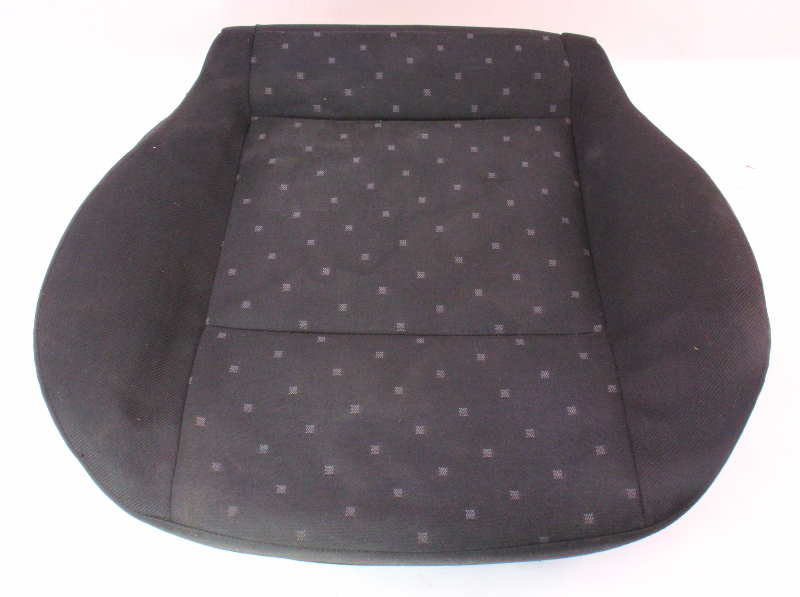 Front Seat Cushion & Cover 9901 VW Jetta Golf MK4 Black Cloth Genuine CarParts4Sale, Inc.