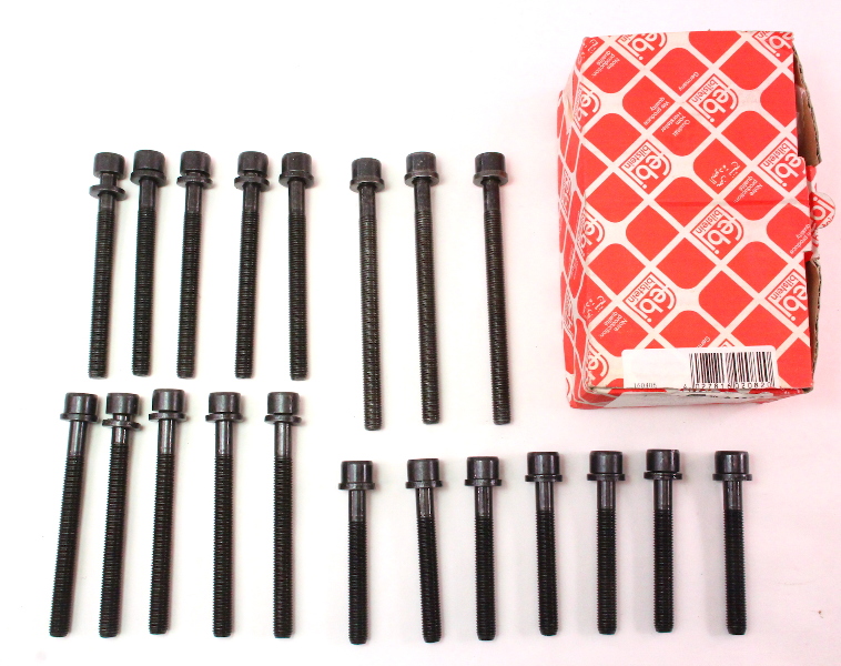 NOS VW Head Bolt Set FEBI 02082 / 021 103 384 D / 021 103 284 E / 021