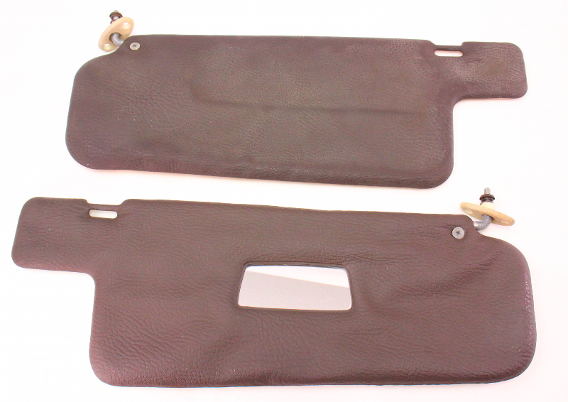 Brown Sun Visor Set Sunvisors 8184 VW Rabbit Pickup Jetta Mk1