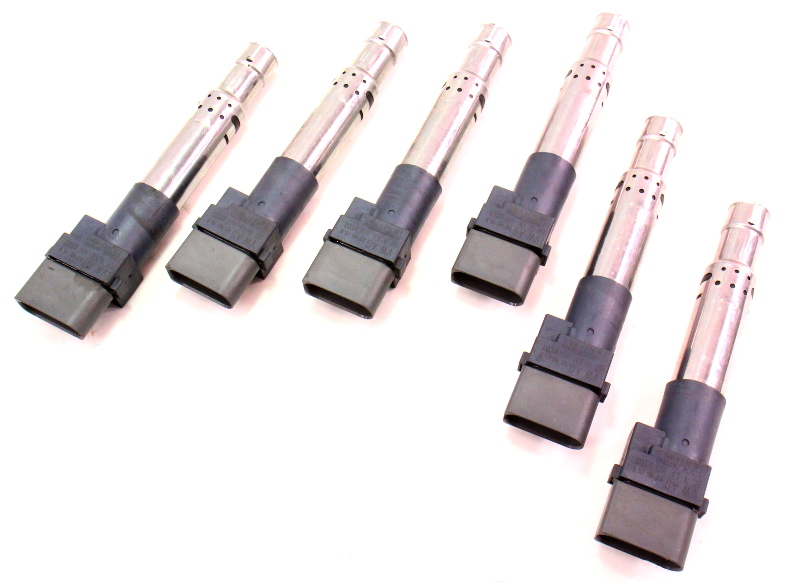 6x Ignition Coils 06-10 Passat B6 VR6 3.6 R32 Audi TT A3 Q7 3.2 - 022 905 715 B