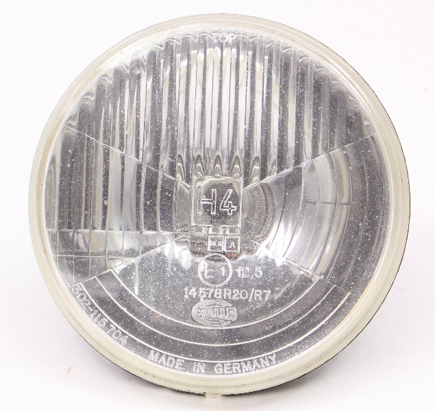 Genuine Hella H4 Headlight Head Light Lamp Round 5 3/4" CarParts4Sale
