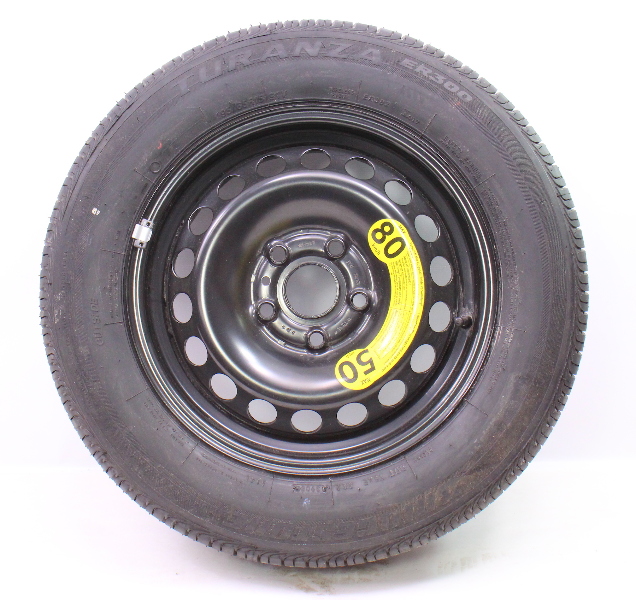 15" Full Size Spare Steel Wheel Rim & Tire 0514 VW Jetta Golf MK5 MK6
