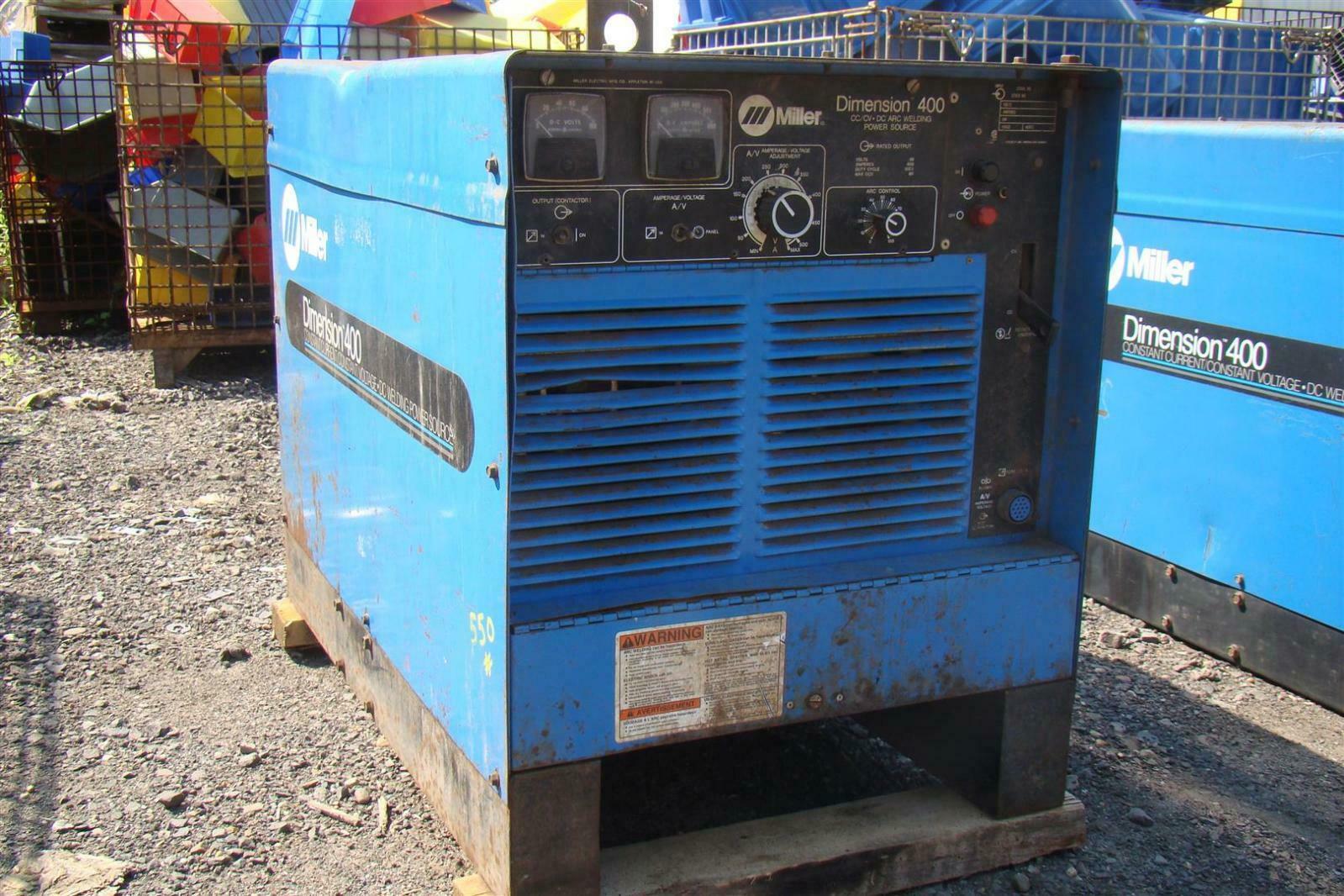 Miller Arc Welder >> Miller Dimension 400 Cc Cv Dc Arc Welder 3 Phase 902970 Mig Tig Miller Arc Welder >> Miller Dimension 400 Cc Cv Dc Arc Welder 3 Phase 902970 Mig Tig
