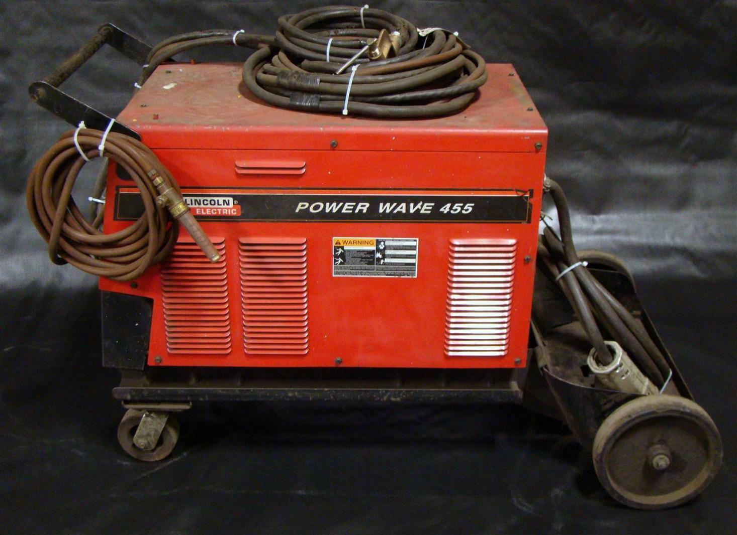 Lincoln Power Wave 455 Multi Process MIG TIG Stick Welder Code 10872
