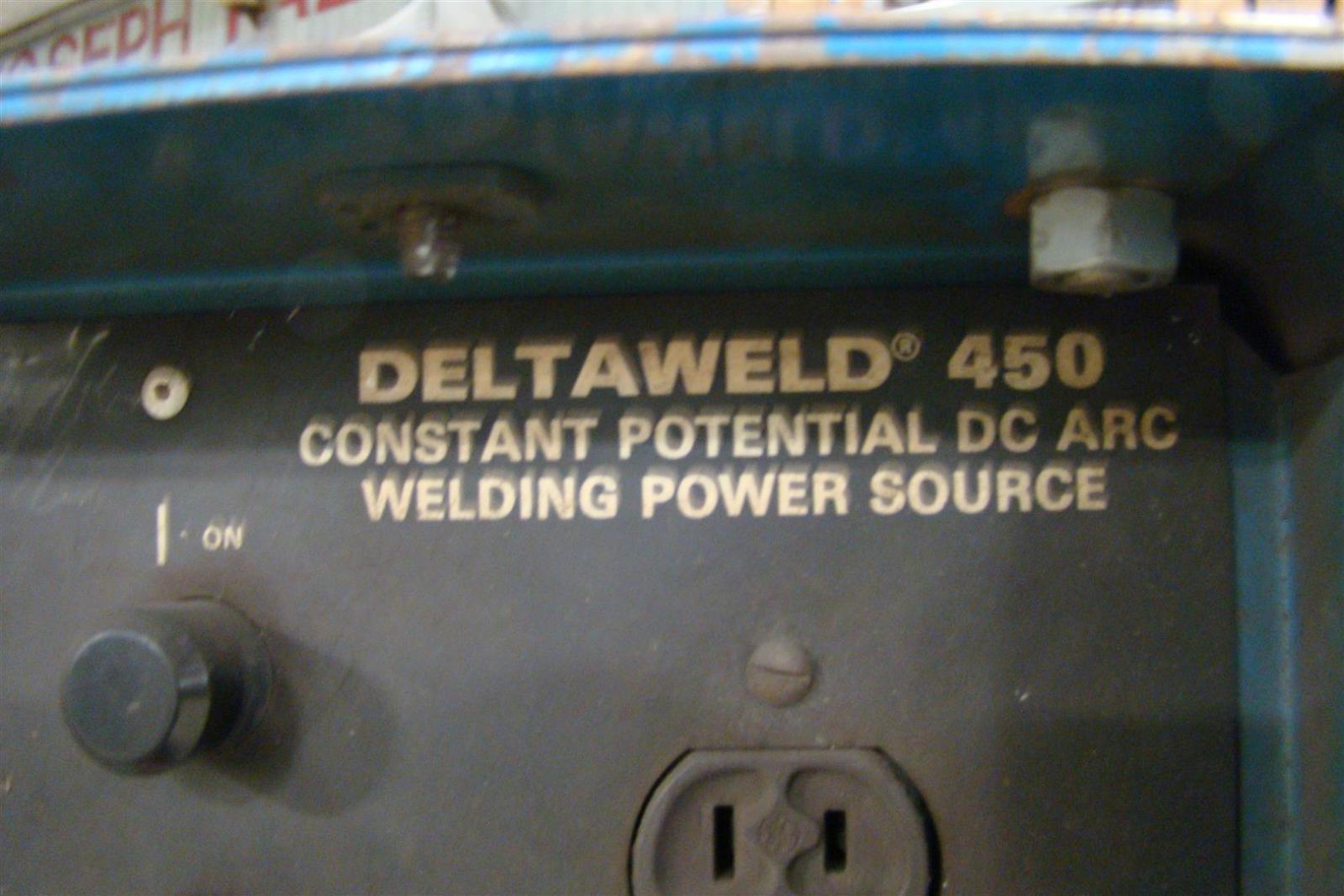 Miller Deltaweld 450 DC Arc Welder Constant Voltage 3Phase Mig Power
