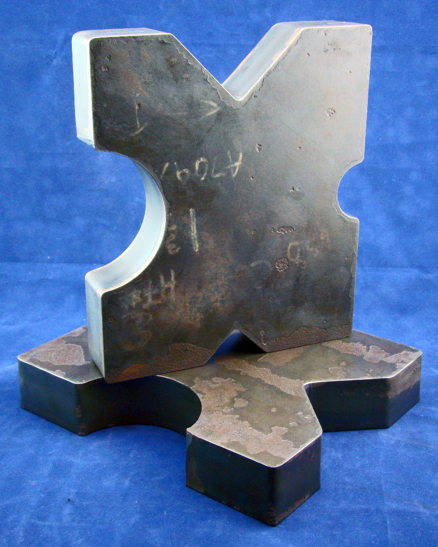 (PAIR) 8.5x10 Arbor Plates 1.75" Thick, Hydraulic HFrame Shop Press, V