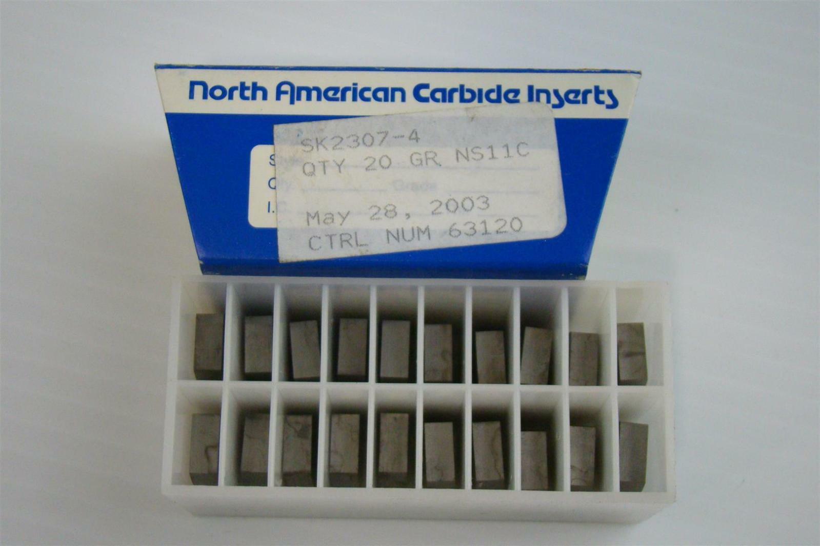 North American Carbide Cutting Inserts SK2307-4