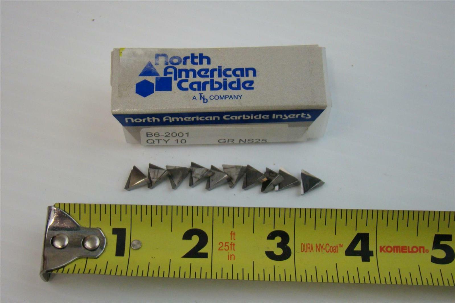 North American Carbide Carbide Cutting Inserts B6-2001