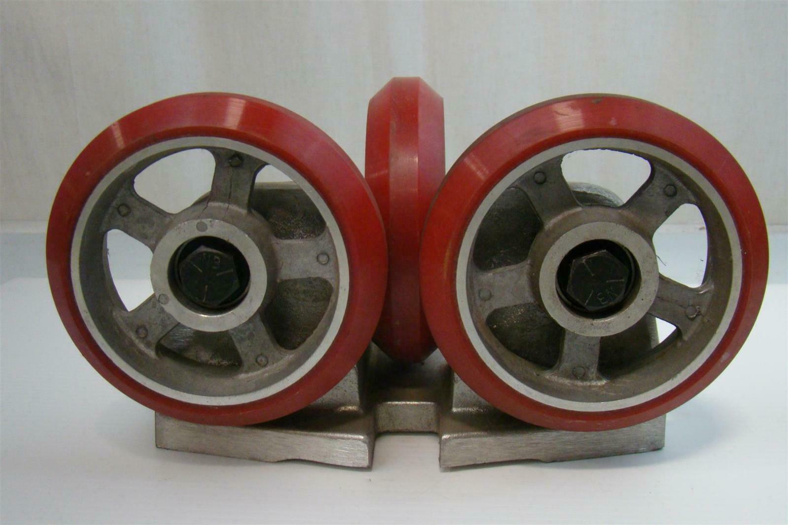 Elevator Heavy Duty Swivel Caster wheel Red Urethane eBay