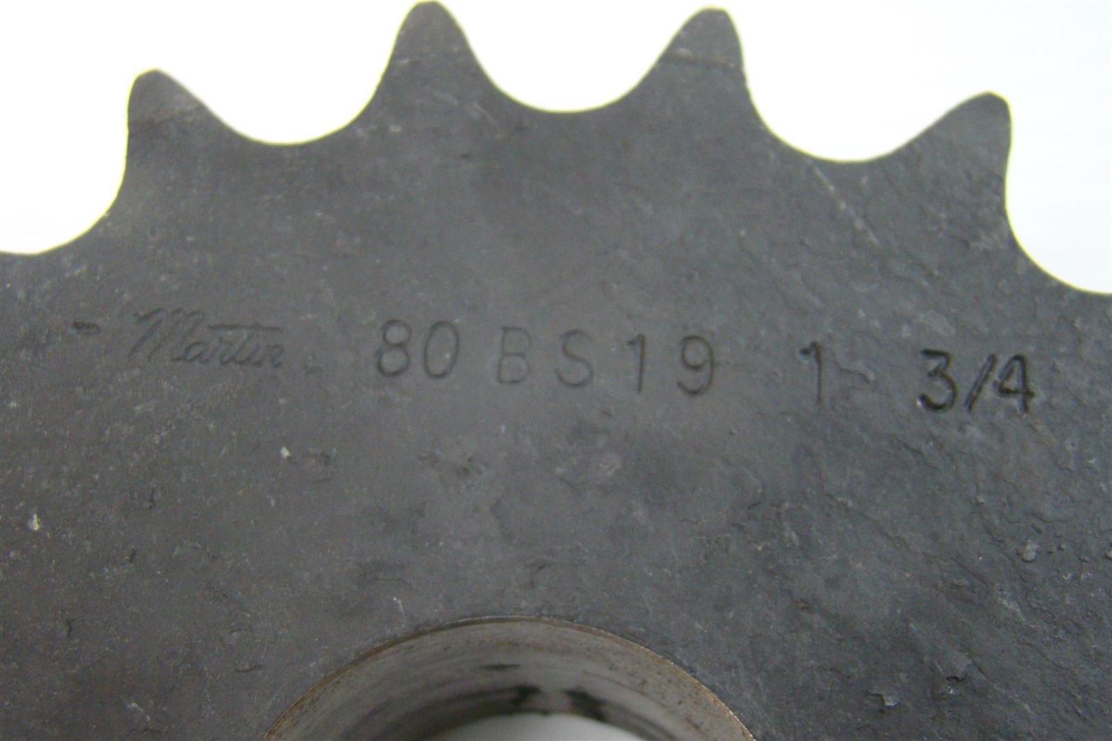 Martin 1-3/4 Roller Chain Sprocket 80BS19