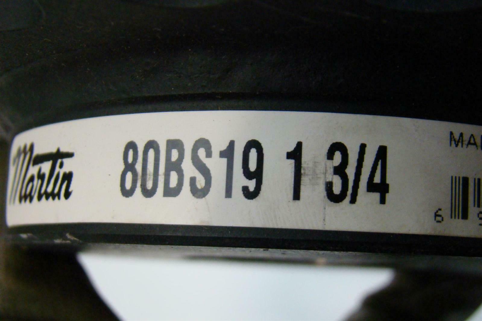 Martin 1-3/4 Roller Chain Sprocket 80BS19