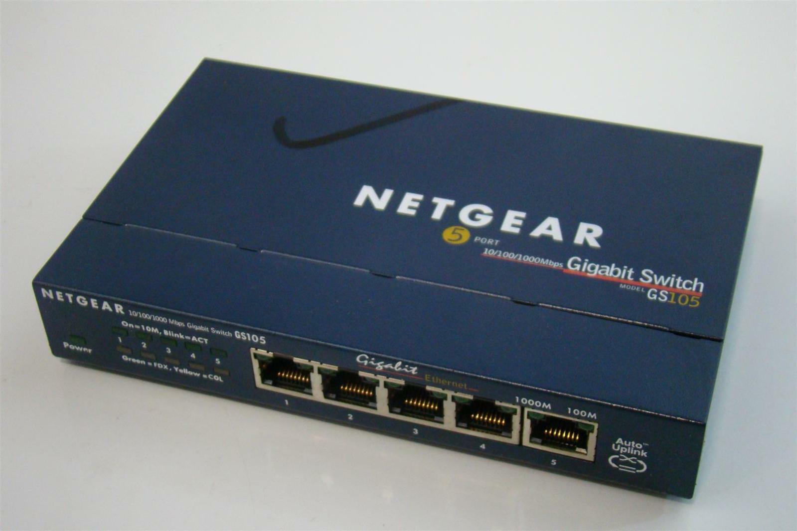 Netgear 5-Port Gigabit Switch (GS105