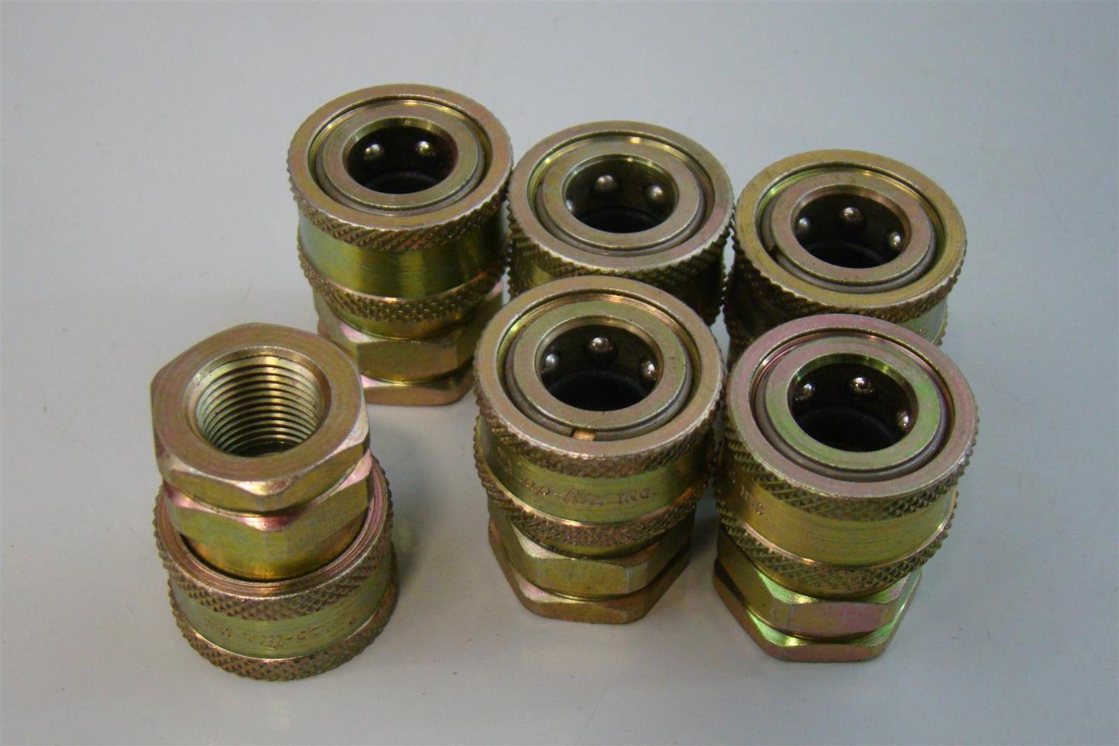 (6) SnapTite Quick Connector Fittings 3/8" NPT Joseph Fazzio