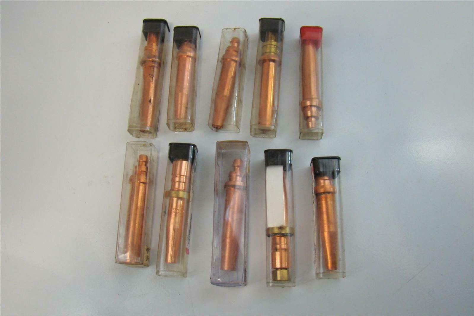 (10) Radnor Torch Tips 164-5, 164-9, 164-7, 164-1