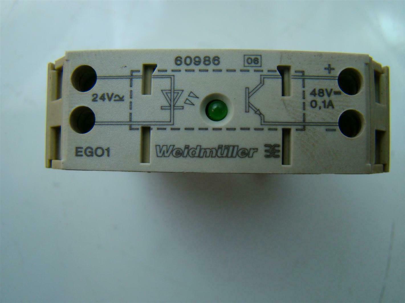 Weidmuller 24-48V Module Relay 0.1A EGO1
