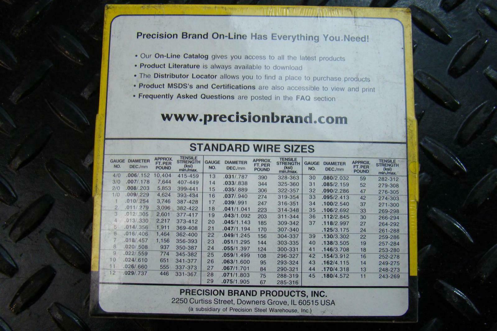 Precision Brand .039