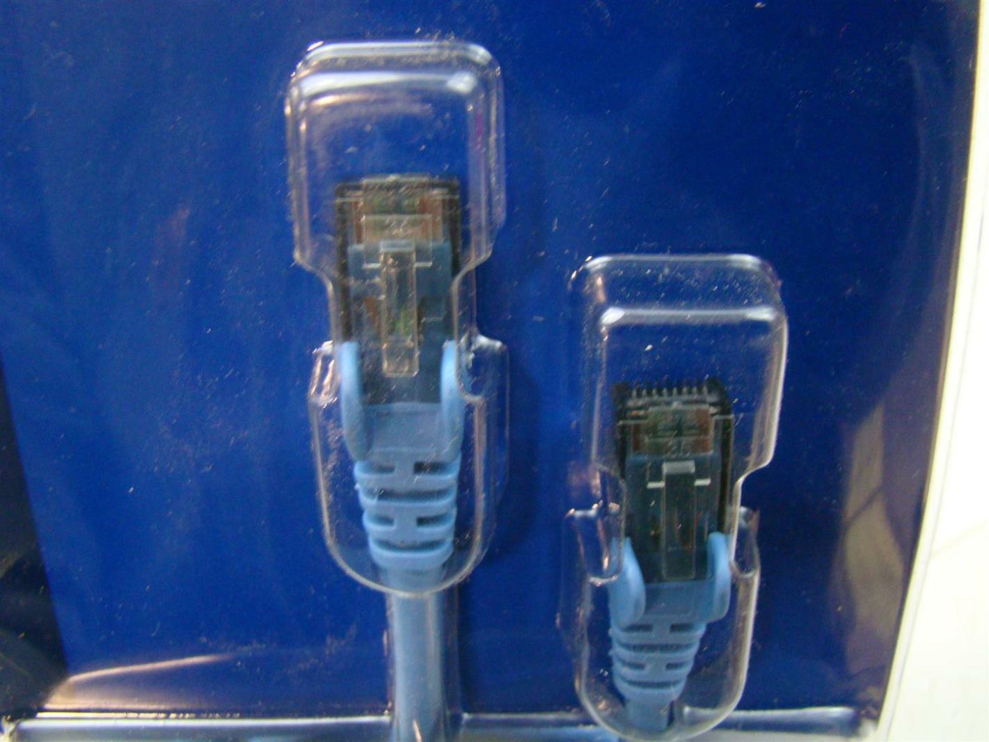Ativa 7-Foot Blue Cat6 Networking Cable RJ45 Male 417-828